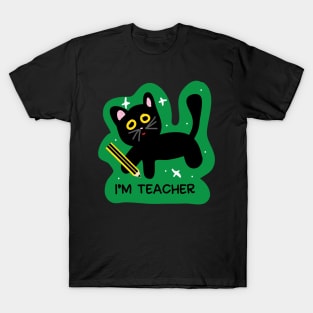 I am teacher cat T-Shirt